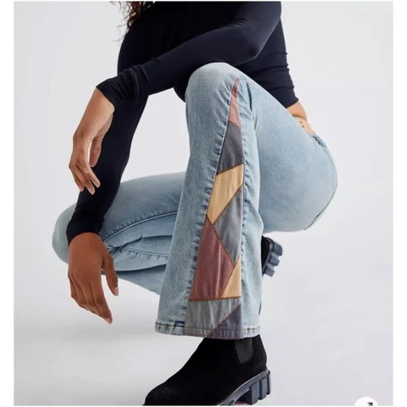 Driftwood Free People Farrah Cowgirl Flare Jeans 27 - Picture 1 of 6